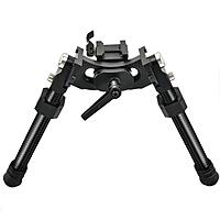shoXx Zweibein Bipod 17-25cm Carbon Fiber schwenkbar Picatinny-Schiene mit QD breiter Stand